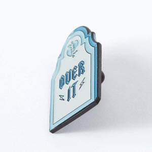 Over It Enamel Pin