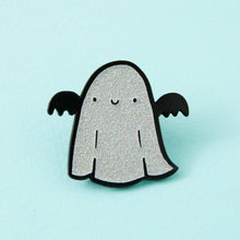 Load image into Gallery viewer, Sparkle Ghost Enamel Pin