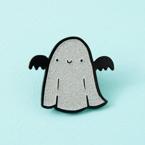 Sparkle Ghost Enamel Pin