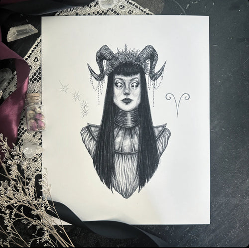 Aries Art Print by Caitlin McCarthy