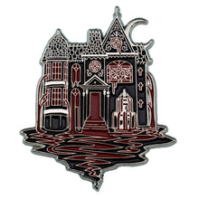 Load image into Gallery viewer, Bleeding Haunted Mansion Halloween Enamel Pin