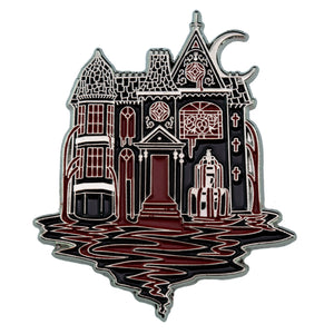 Bleeding Haunted Mansion Halloween Enamel Pin