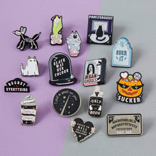 Load image into Gallery viewer, Ghost Cat Enamel Pin