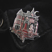 Load image into Gallery viewer, Bleeding Haunted Mansion Halloween Enamel Pin