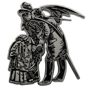 Devil's Kiss Victorian Goth Enamel Pin