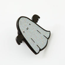 Load image into Gallery viewer, Sparkle Ghost Enamel Pin