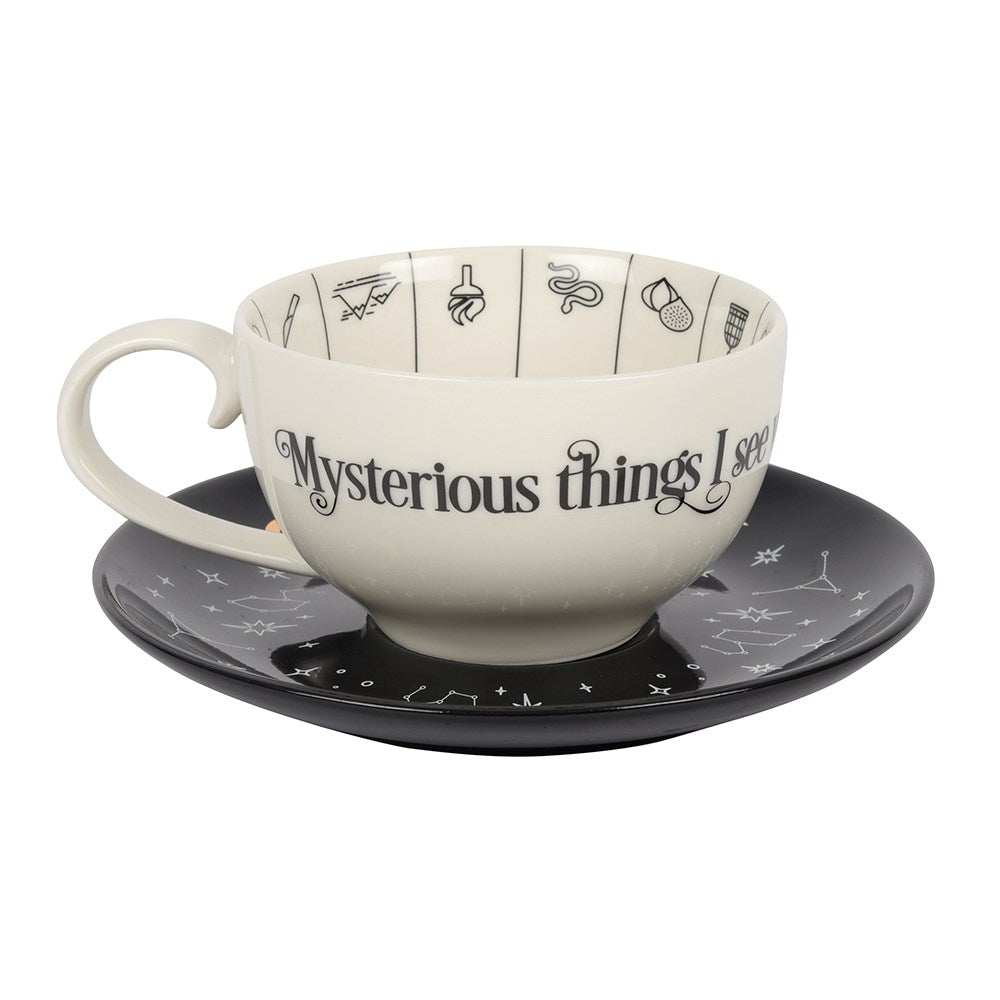 Fortune Telling Tea Cup & Saucer Set