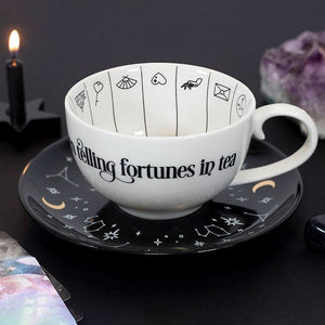 Fortune Telling Tea Cup & Saucer Set
