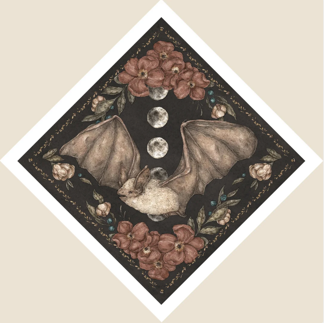 Bat Print by Jessica Roux