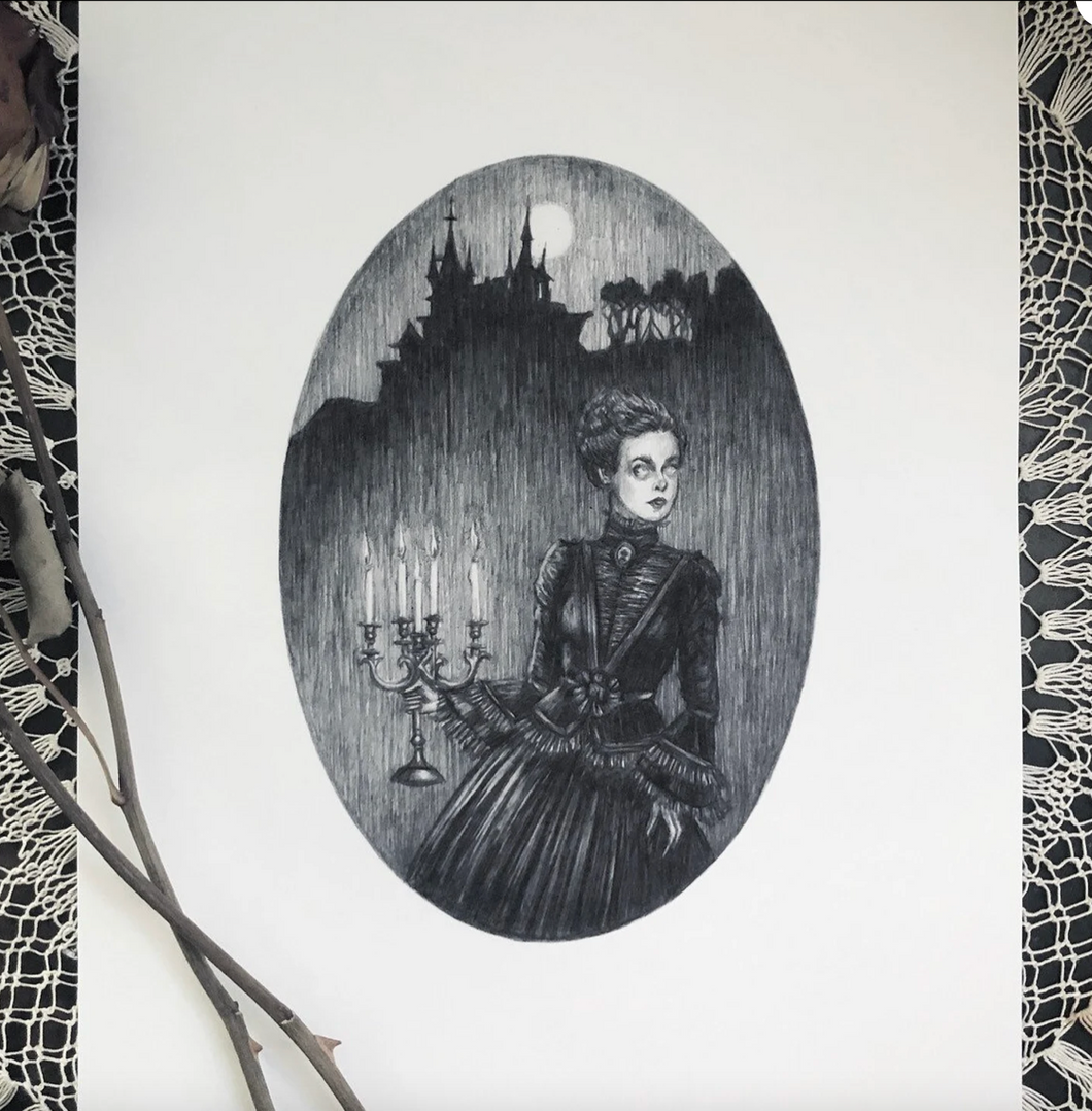 The Haunting Art Print by Caitlin McCarthy