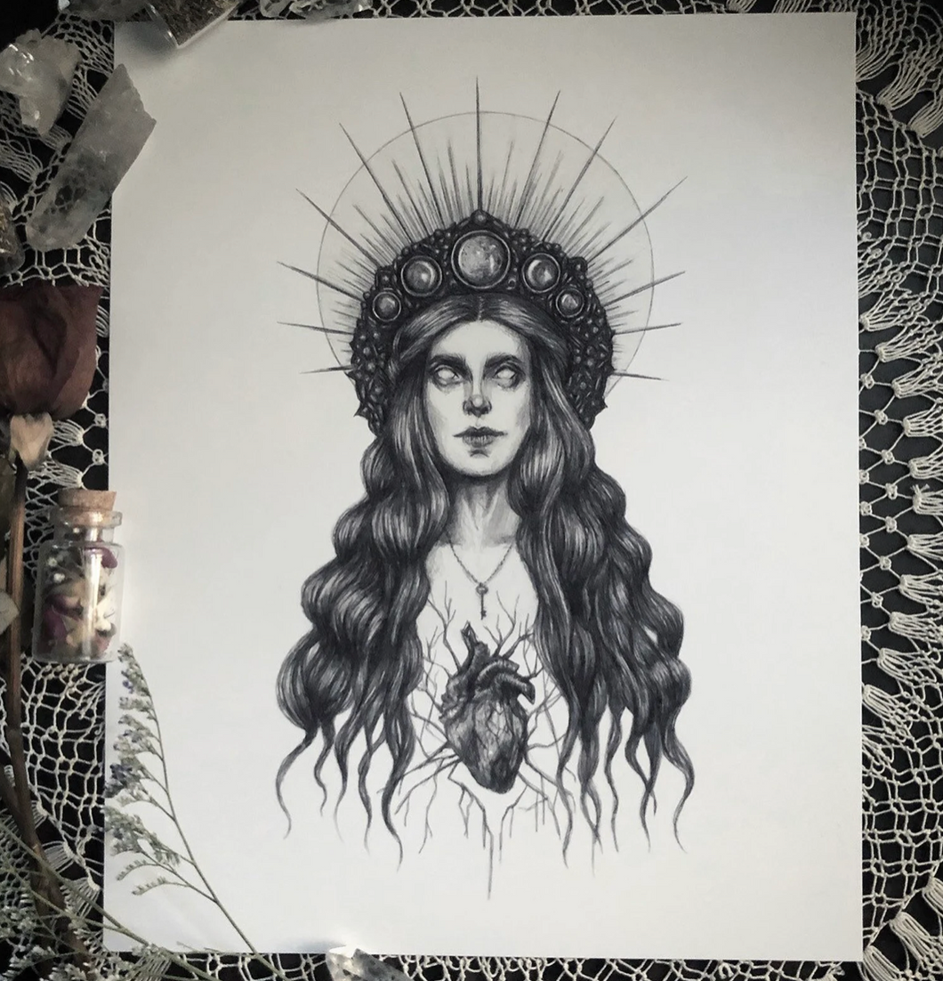 Hecate Art Print by Caitlin McCarthy